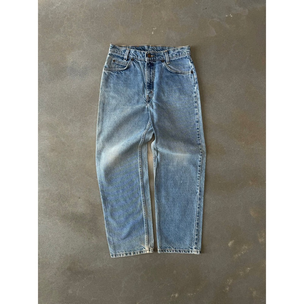 Vintage 1990s Levis 550 Relaxed Fit Orange Tab Jeans [28]